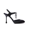 Jimmy Choo Verity 95 Embellished Satin Pumps