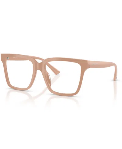 Jimmy Choo Women's Wide Eyeglasses, Jc3040u In Neutral