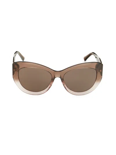 Jimmy Choo Women's Xena 54mm Cat Eye Sunglasses In Brown
