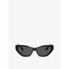 Jimmy Choo Acetate Jc5022b Sunglasses In Black