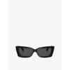 Jimmy Choo Womens Black Jc5037bu Cat-eye Acetate Sunglasses