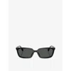 Jimmy Choo Womens Black Jc5050u Pillow-frame Acetate Sunglasses