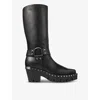 Jimmy Choo Black Quinn Boots In Black