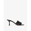 Jimmy Choo Chara 70 Nappa Leather Sandals In Black