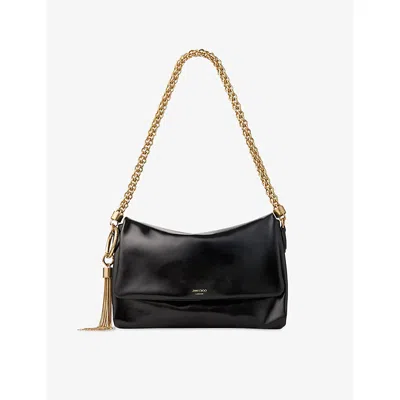 Jimmy Choo Womens  Callie Flap Leather Shoulder Bag In Multi