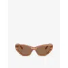 Jimmy Choo Woman Sunglass Jc5022b In Brown