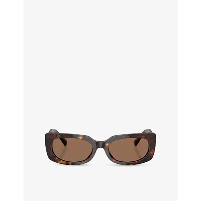 Jimmy Choo Womens  Jc5029u Tortoiseshell Acetate Sunglasses In Brown