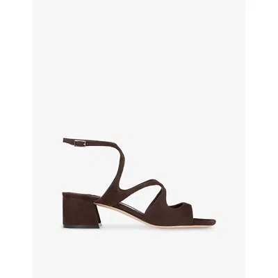Jimmy Choo Azilia 45 Suede Heeled Sandals