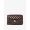 Jimmy Choo Leather Curve Cross-body Bag In Multi