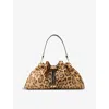 Jimmy Choo Bon Bon Bucket Bag In Natural/gold