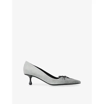 Jimmy Choo Scarlett 50 Suede Pumps In Gray