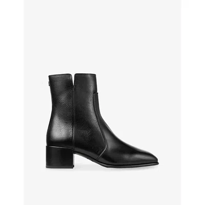 Jimmy Choo Womens Eliot 45 Vintage Leather Ankle Boots Black Eur 41 / 8 Uk