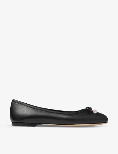 Jimmy Choo Women Elme Ballet Flats In Black