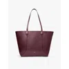 Jimmy Choo Mittelgrosse Diamond Tote Bag In Garnet/garnet