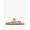 Jimmy Choo Fayence Sandal In Gold