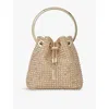 Jimmy Choo Bon Bon Tote Bag In Gold/bronze