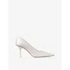 Jimmy Choo Sine-heeled And Shallow High Heels In White