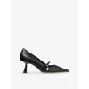 Jimmy Choo Aren Pumps Mit Spitzer Kappe 65mm In Black