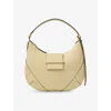 Jimmy Choo Womens Buttermilk/gold Bar Hobo Small Leather Shoulder Bag In Gold