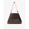 Jimmy Choo Hobo Diamond Suede Bag In Coffee/gold