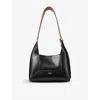 Jimmy Choo Diamond Structured Shoulder Bag With Metal Hardware In Black/gold