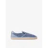 Jimmy Choo Womens Blue Haze Ivan Velvet Suede Espadrilles Eur 43 / 9 Uk