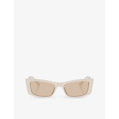 JIMMY CHOO WOMENS CREAM JC5002BU BUTTERFLY-FRAME ACETATE SUNGLASSES