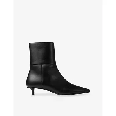 Jimmy Choo Lory Croc-effect Leather Boots In Brown