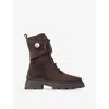 Jimmy Choo Womens Chocolate Noemi 45 Suede Ankle Boots Eur 38/5 Uk In Brown