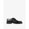 Jimmy Choo Womens Black Rowan Derby Leather Shoes In Black