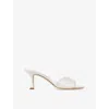 Jimmy Choo Womens Ivory Skye 70 Single-strap Leather Heeled Mules In Ivory