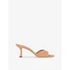 Jimmy Choo Skye 70 Leather Mules In Brown