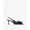 Jimmy Choo Pointed High Heel Sandals In Black/black