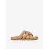 Jimmy Choo Kes Flat In Biscuit