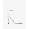 Jimmy Choo Leo 1998 110 Leather Heeled Sandals