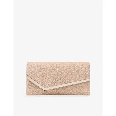 Jimmy Choo Emmie Clutch Bag In Neutral