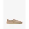 Jimmy Choo Womens Ivan Velvet Suede Espadrilles Stone Eur 43 / 9 Uk
