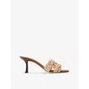 Jimmy Choo Chara 70 Raffia Heeled Mules