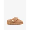 Jimmy Choo Diamond Maxi Suede-shearling Mules