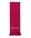 Jimmy Choo Wool Logo Scarf