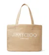 Jimmy Choo Embroidered Logo Handbag In White