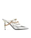 Jimmy Choo X Jean Paul Gaultier Bing Pointed High Heels In White