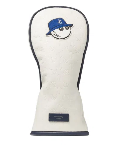 Jimmy Choo X Malbon Leather Head Cover In White