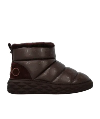 Jimmy Choo Xan Boots In Brown