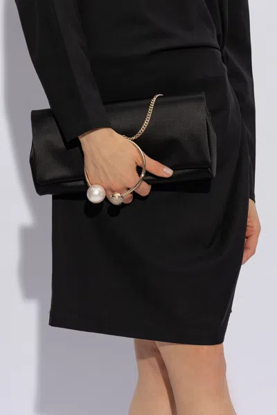 Jimmy Choo ‘xandra' Clutch In Black