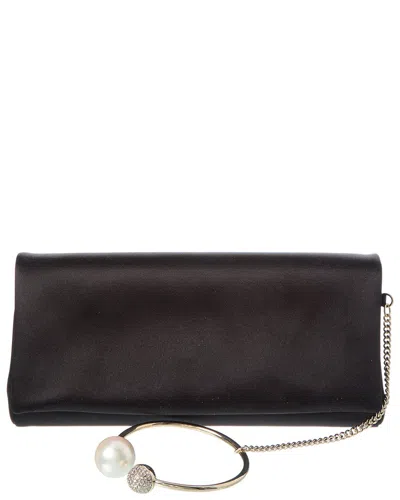 Jimmy Choo Xandra Satin Clutch In Multi