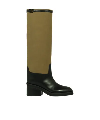 Jimmy Choo Yasmin Thick-heeled Boots In Green