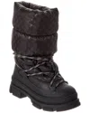Jimmy Choo Yeda Puffy Nylon & Leather Boot In Black