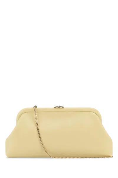 Jimmy Choo Yellow Skylar Clutch