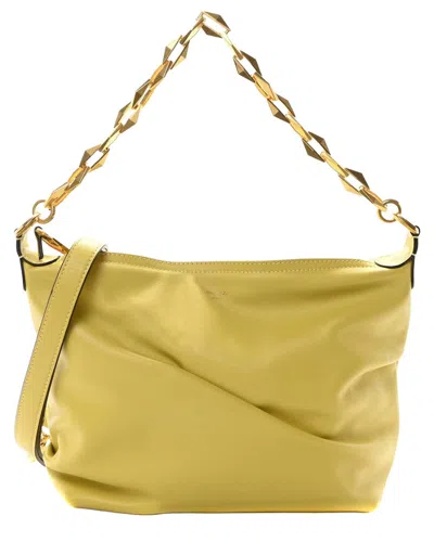 Jimmy Choo Yellow Soft Calf Leather Soft Diamond Hobo Bag (authentic Pre-  Loved)